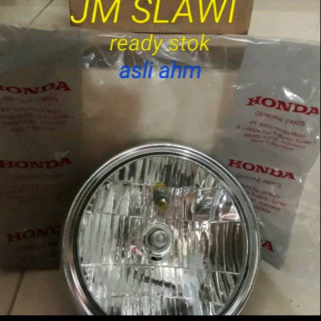 Reflektor atau lampu depan assy megapro primus asli AHM