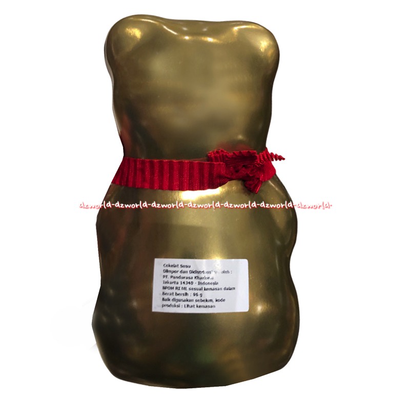 Lindt Lindor Chocolate Coklat Dengan Packing Model Beruang Emas Gold Bear Coklat Swiss Lind Lint