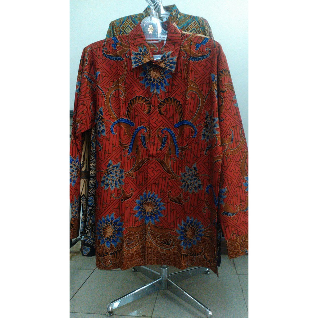 Batik Danar Hadi Lengan Panjang Original Premium Series Merah [ADN-PA114]