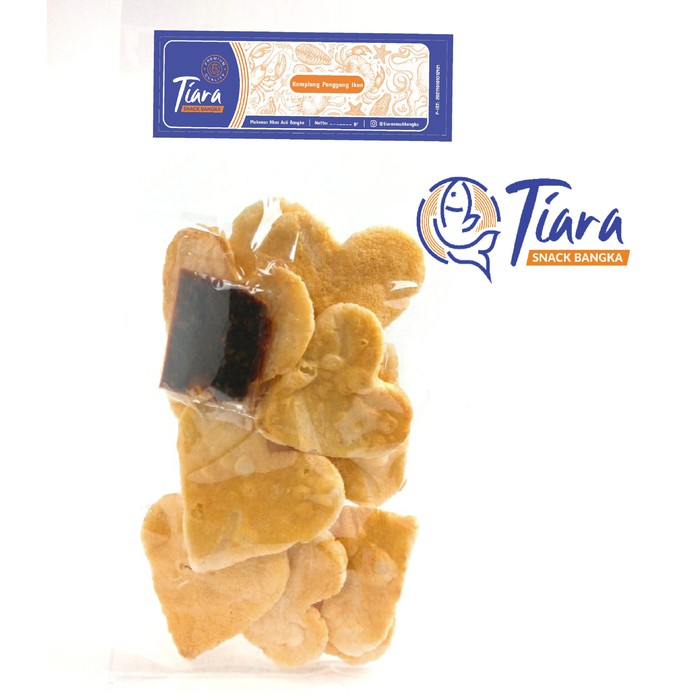

Krupuk Kerupuk Kemplang BakarPanggang LoveHati Tiara Snack Bangka