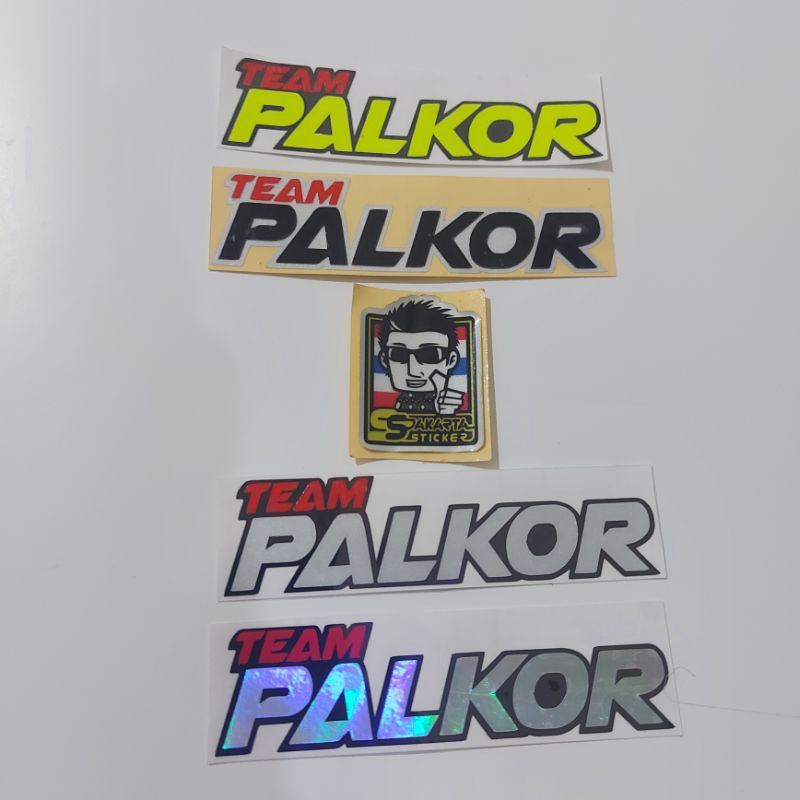 Sticker Team Palkor Cutting