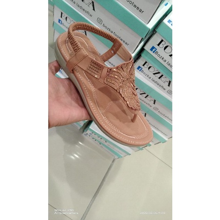 SANDAL TERBARU BOZKA PEREMPUAN ORI 100%