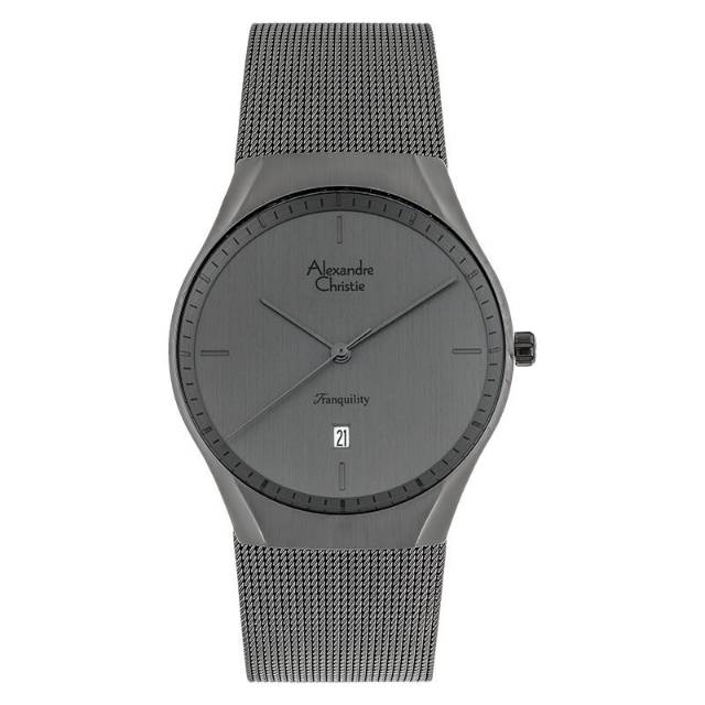 Alexandre Christie AC 8571 MD Pria Tranquility Black Dial Stainless Steel