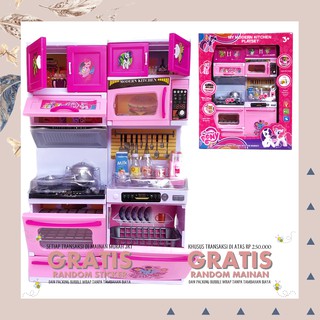  MAINAN  ANAK  PEREMPUAN  KITCHEN SET LOL KITCHEN SET LITTLE 