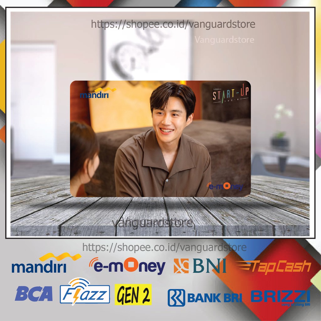 KARTU E MONEY E TOLL HAN JIPYEONG START UP 17 EMONEY MANDIRI FLAZZ BCA BNI TAPCASH BRIZZI -1 SISI