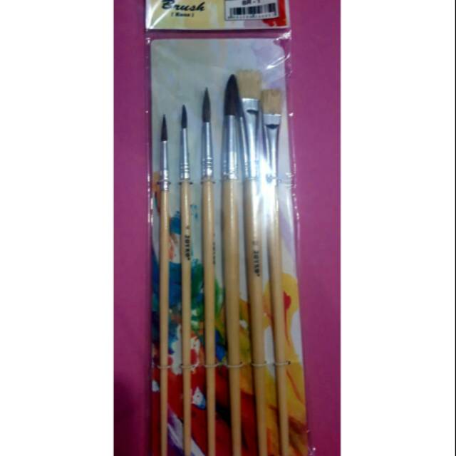 

Kuas Lukis Joyko BR1 Brush Cat Air Cat Minyak Kuas Gambar Alat Tulis