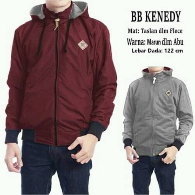 JAKET DC BOLAK BALIK COWOK