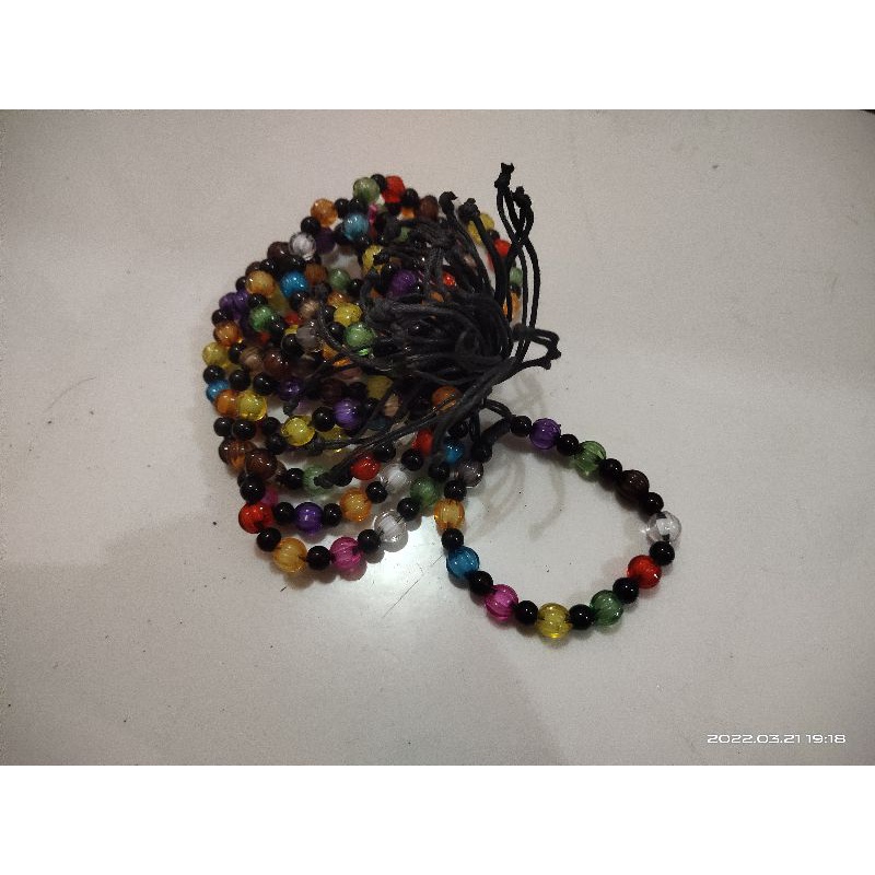 Gelang Tangan Tali Mote Kerajinan tangan lusinan isi 12 pcs