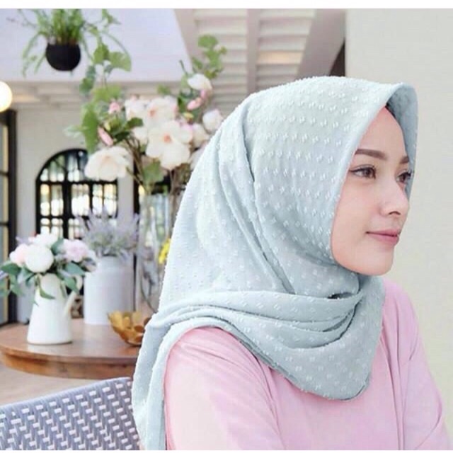 Jilbab rubiah sifon dott