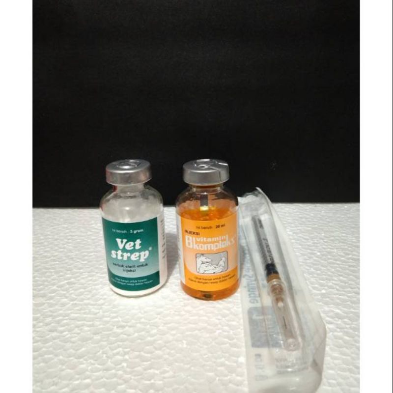 Vet strep + B Kompleks + Suntikan.