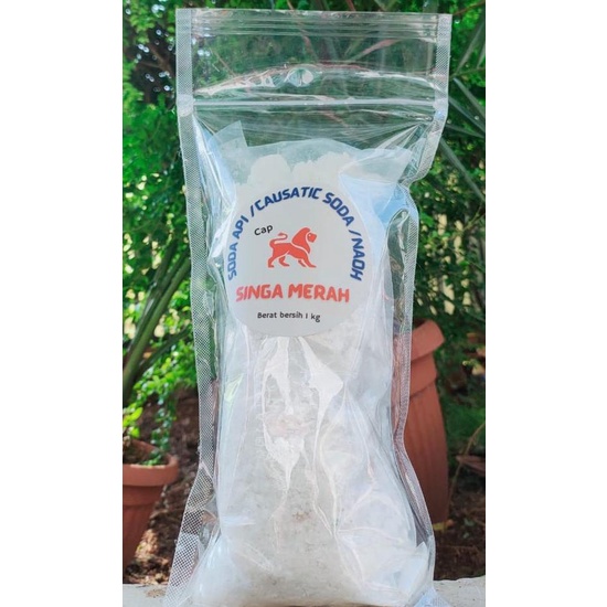 Soda api bubuk 1 kg/caustic soda/ NaoH PROMO
