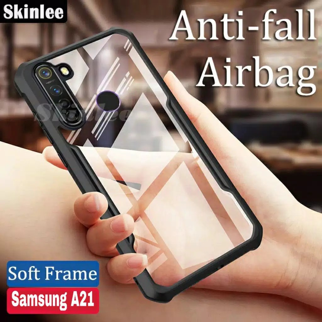 Case Samsung A21S Anti-fall Airbag Case Shockproof Clear