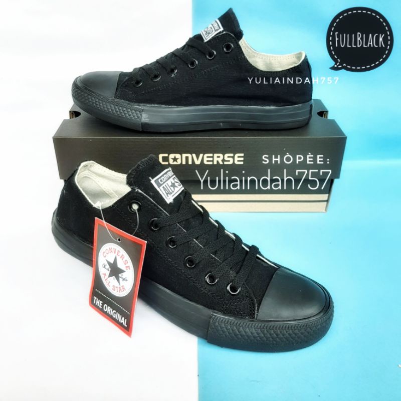 (BISA COD)Sepatu Allstar Converse-Sepatu Allstar Clasik - Sneakers Pria Murah - Sepatu Pria Sepatu Wanita - Sepatu Sekolah - Sepatu Black White