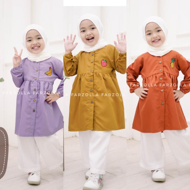 BLOUSE KEMEJA ANAK FRUITY FARZOLLA