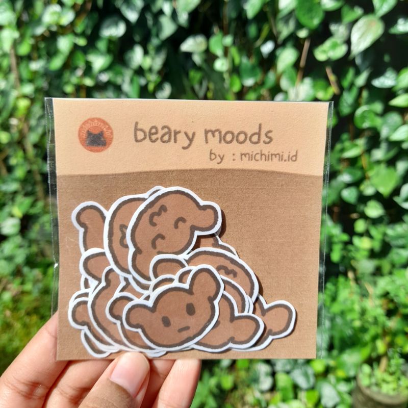 

Beary Moods Glossy Deco Stickers