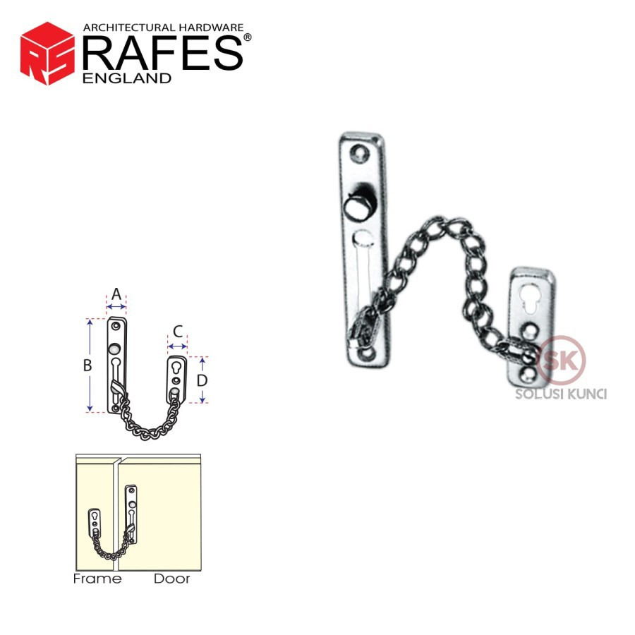 Rantai Pintu RAFES ENGLAND SUS 304 (DG 0044)