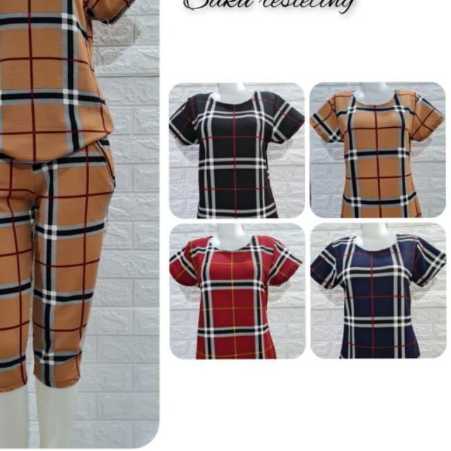 ➵ Setelan baju kekinian / Set baju wanita Luna Res 7/8 / Setelan Luna Resleting / Baju Terbaru ♥