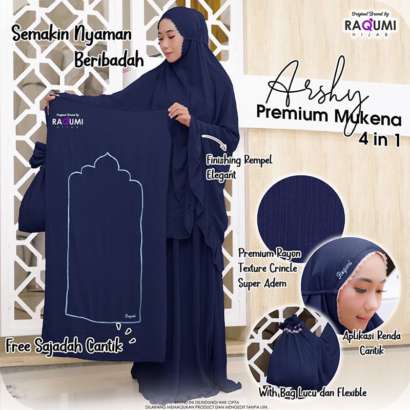 ARSHY PREMIUM MUKENA BY ORI RAQUMI HIJAB
