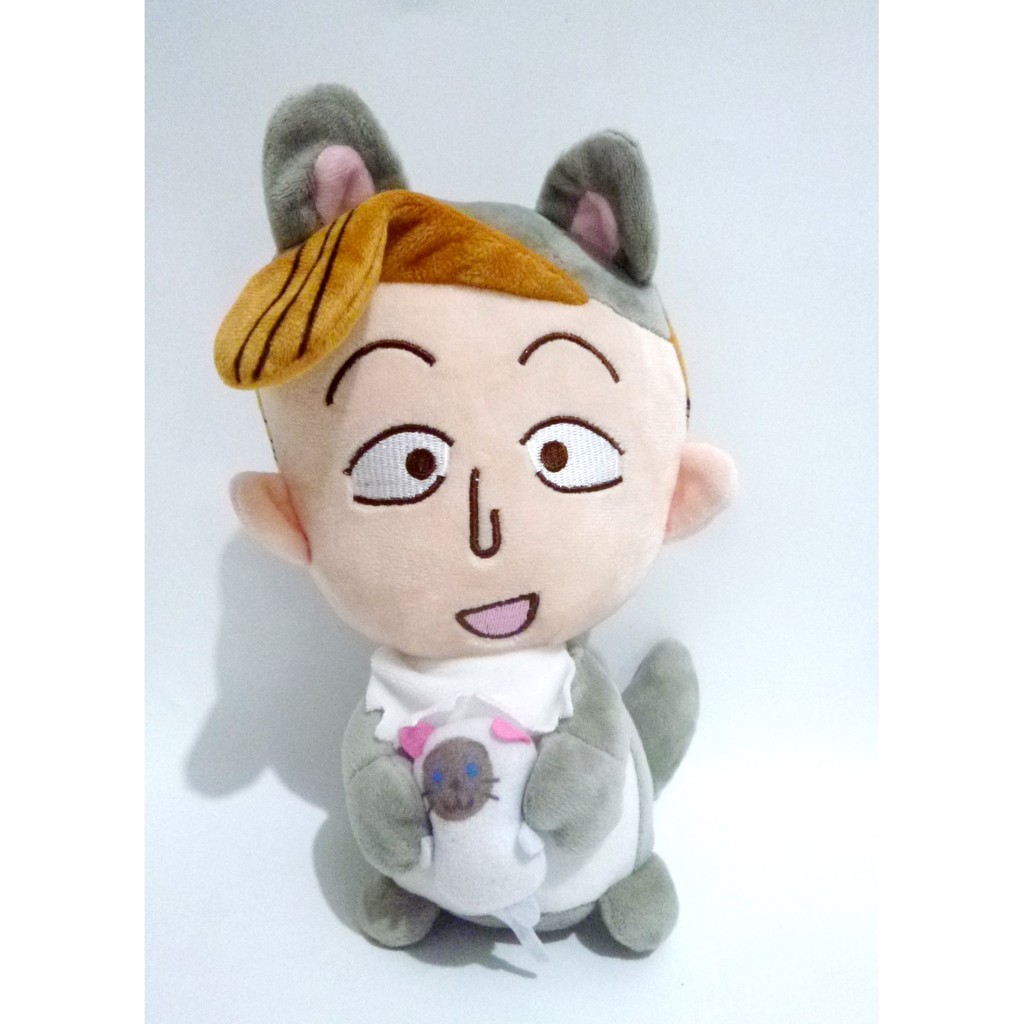 Boneka Kazuhiko Hanawa Chibi Maruko Chan Original Jepang Plush
