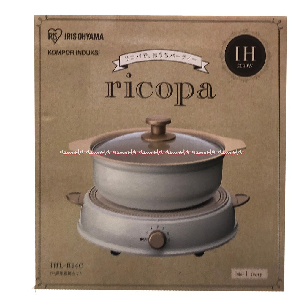 Iris Ricopa Panci Kompor Induksi Listrik 24cm Dengan 6 Temperature 3 Liter Irish Ohyama Ricpa Unductio Cooker Set Panci Alat Masak Listrik