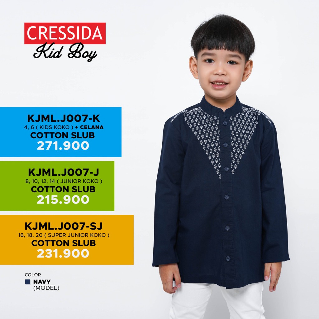 Baju Koko Anak Cressida Boys - KJML.J007