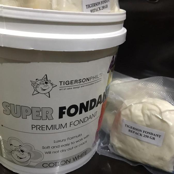 

Promo Awal tahun Super Fondant Tigerson White Repack 250gr Big Sale