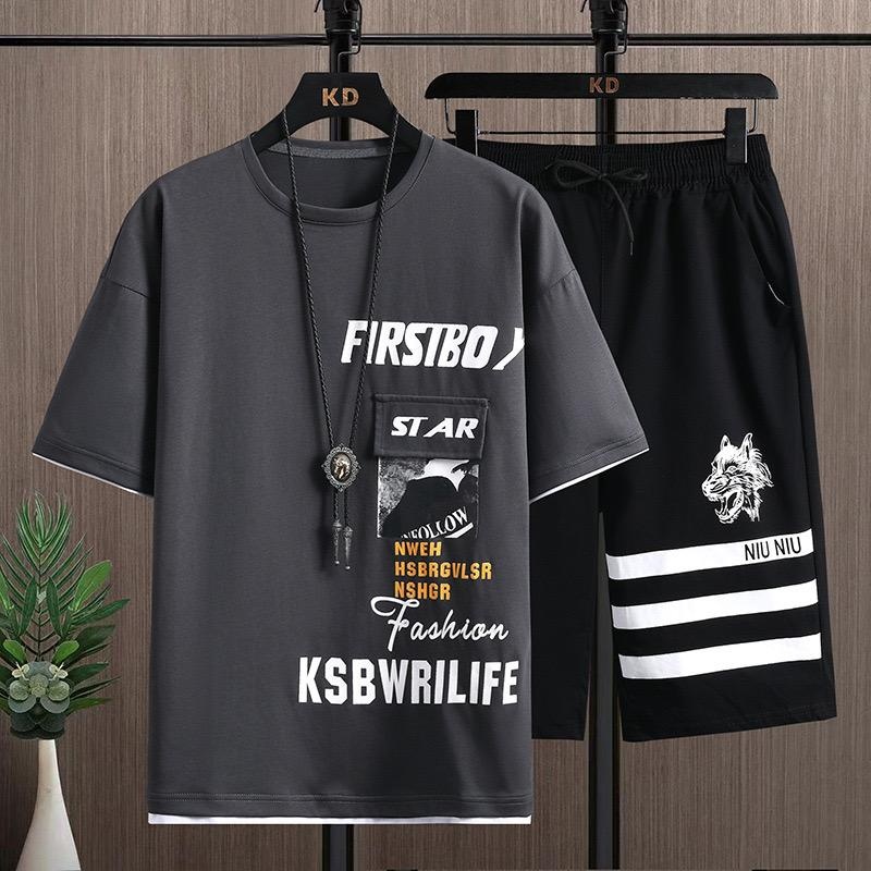 COD/ARPIOSSHOP - STELAN FIRSTBOY - SETELAN PRIA KEREN SATU SET ( KAOS + CELPEN )