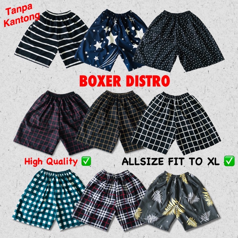 [NK] BOXER PRIA fit to 70 kg / Celana pendek pria
