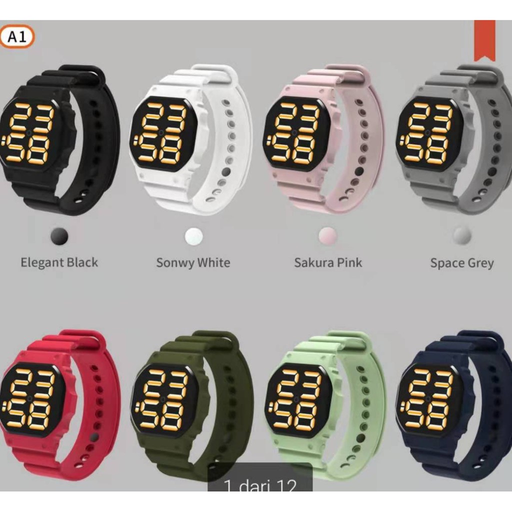 Jam Tangan Touch Screen/Jam tangan Layar Sentuh ORIGINAL ANTI AIR EDIFY