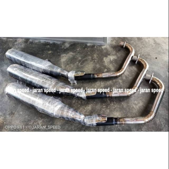 KNALPOT MEGAPRO PRIMUS ORIGINAL LEHER STENLIS