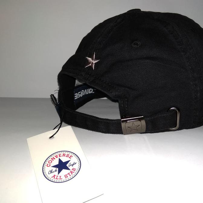 Murah Topi Pria Converse Import Original - Hitam Promo
