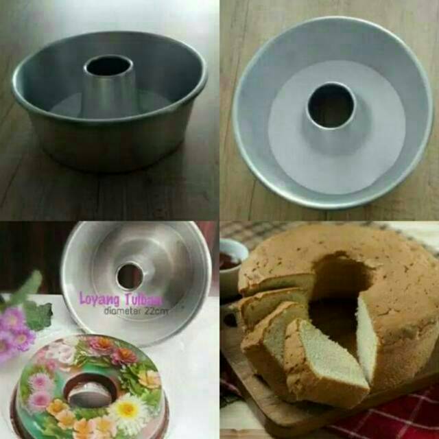 Loyang bolu baking pan / loyang tulban alumunium