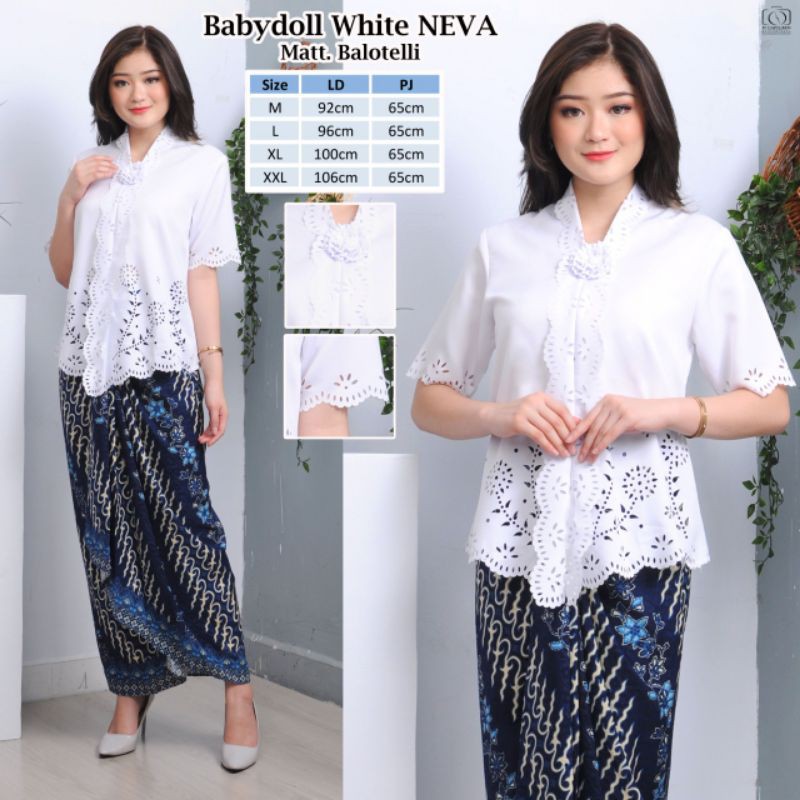 PROMO NATAL Kebaya Encim Senada Katun Laser Import