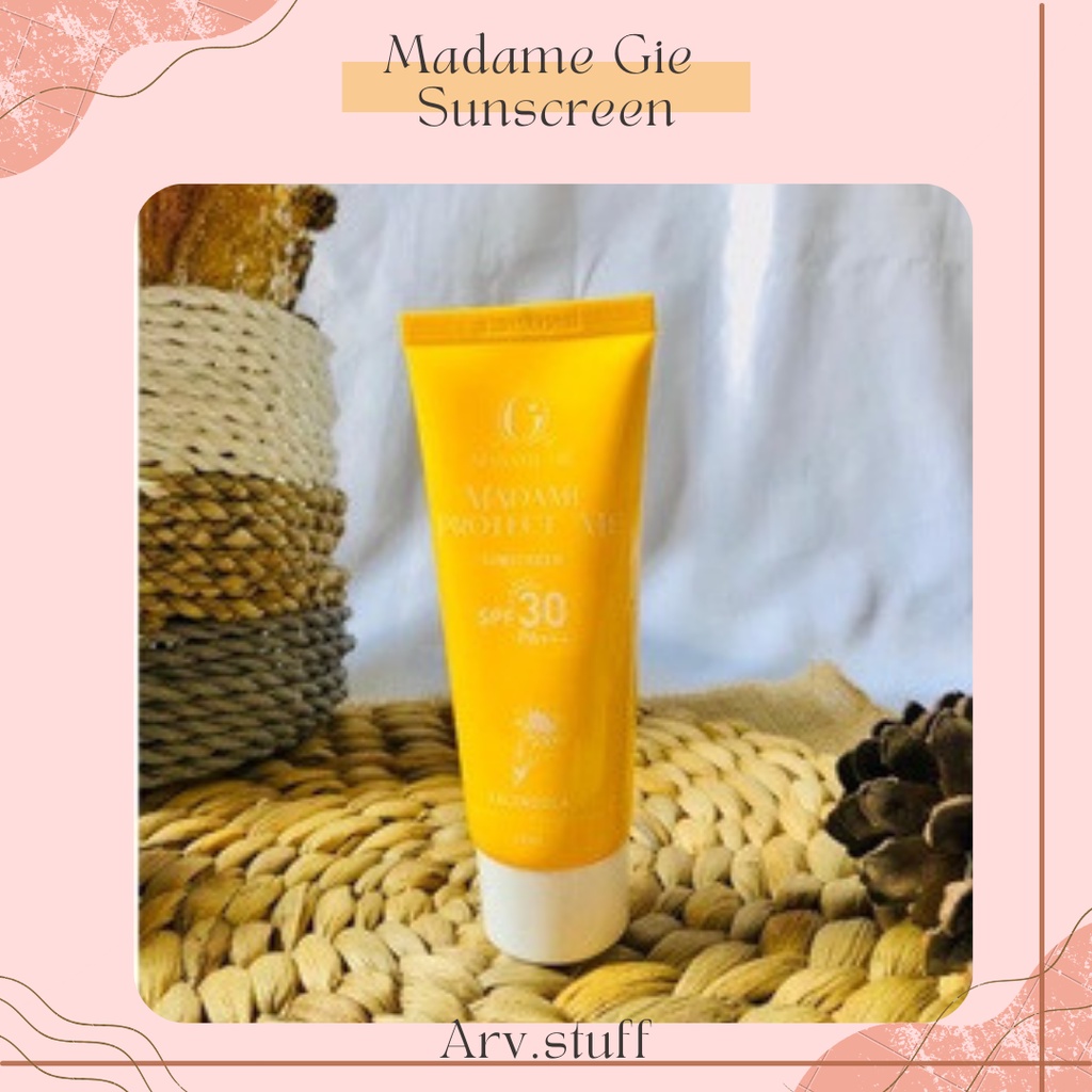 Jual Madame Gie Protect Me Sunscreen SPF 30 PA +++ With Celendula