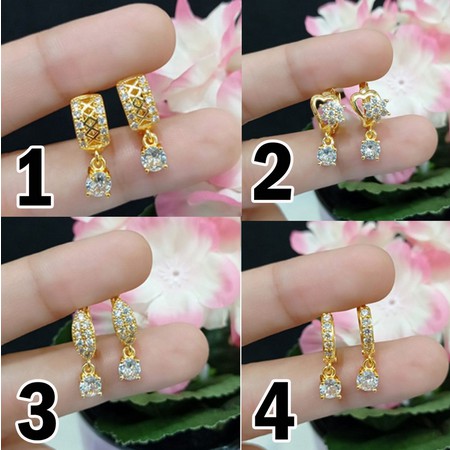 Perhiasan Anting Giwang Dewasa Xuping Anting Permata