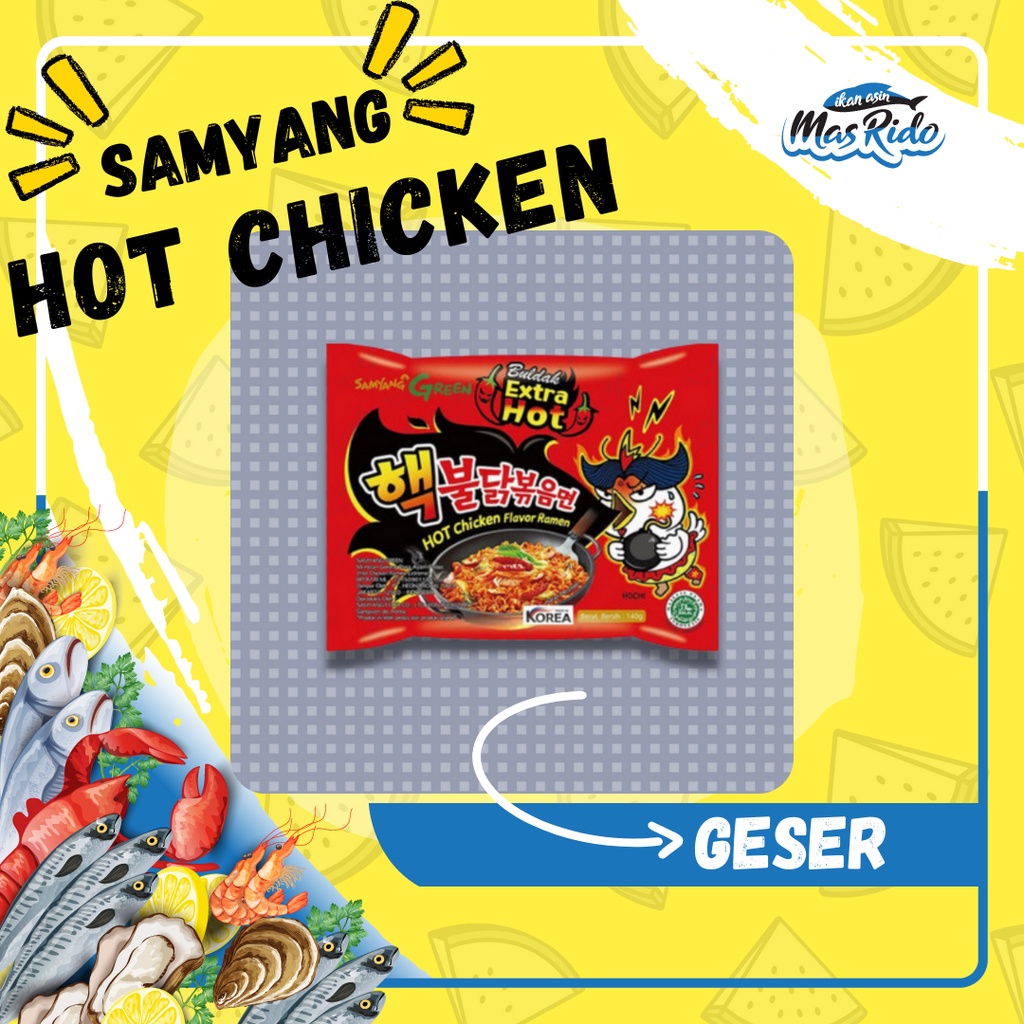 

Samyang Green Buldak Extra Hot Chicken Flavour Ramen 2X Spicy Halal