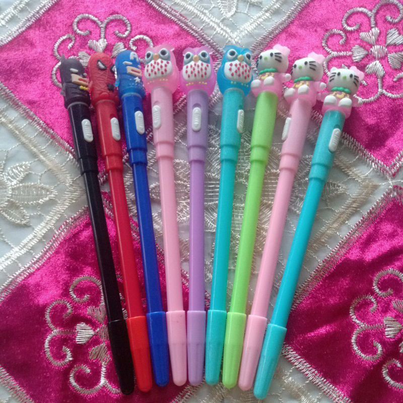 

bolpoin gel lampu karakter