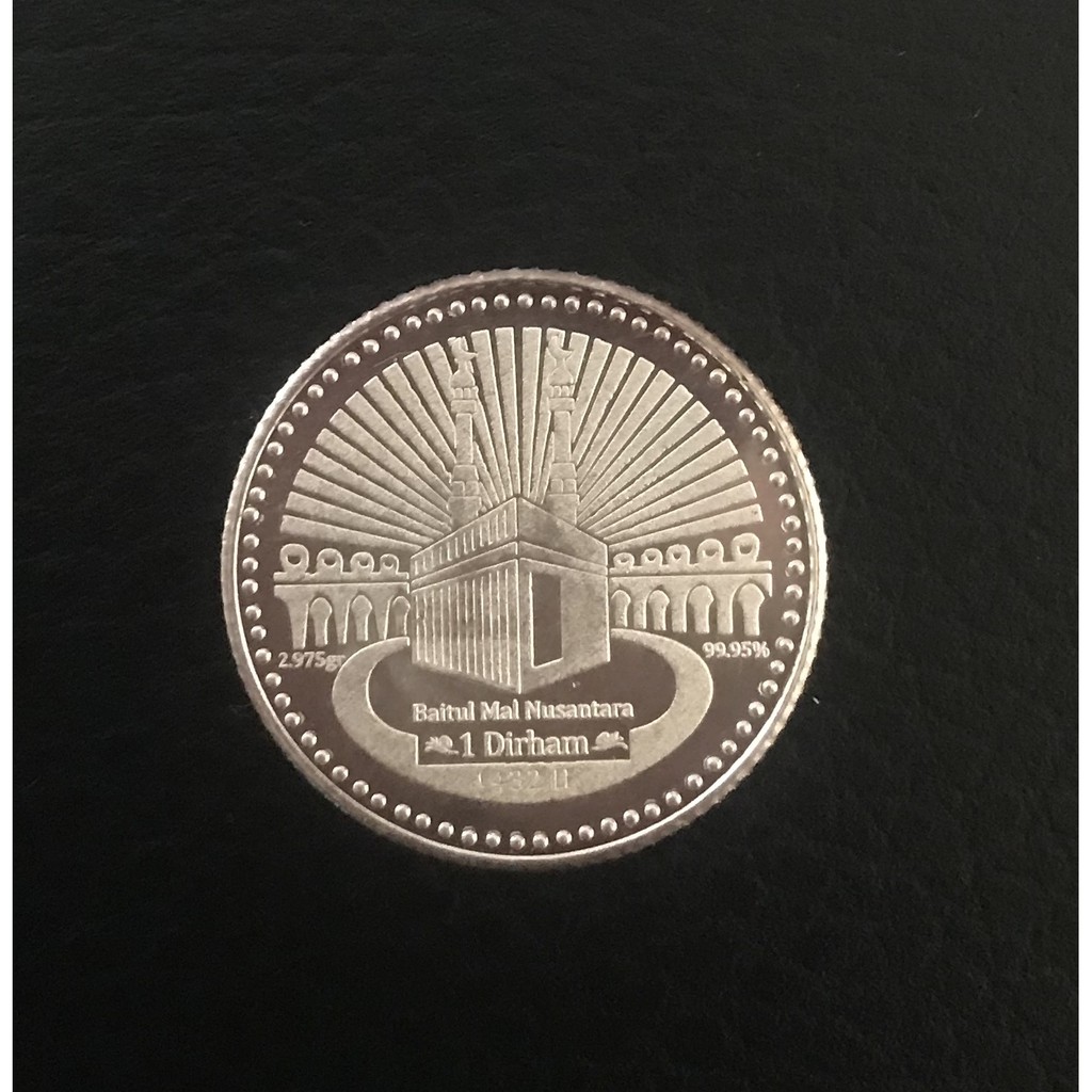 Dirham 2.975g, Logam Mulia, Perak Dari Wakala Resmi - Baitul Mal Nusantara