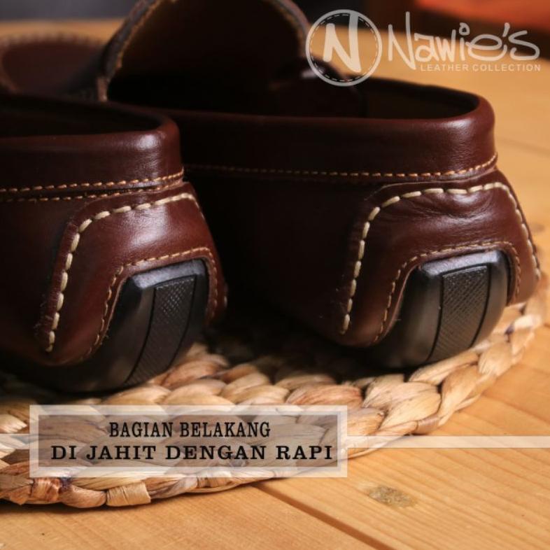 [Art. J8654] Sepatu kulit casual  formal kulia kantor original nawies leather kwalitas terbaik