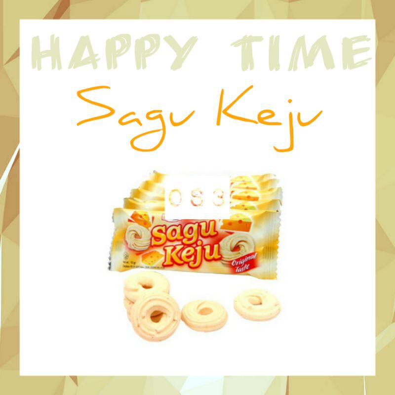 

《OS3》 PAKET 5 Happy Time Kue Sagu Keju 6 gram