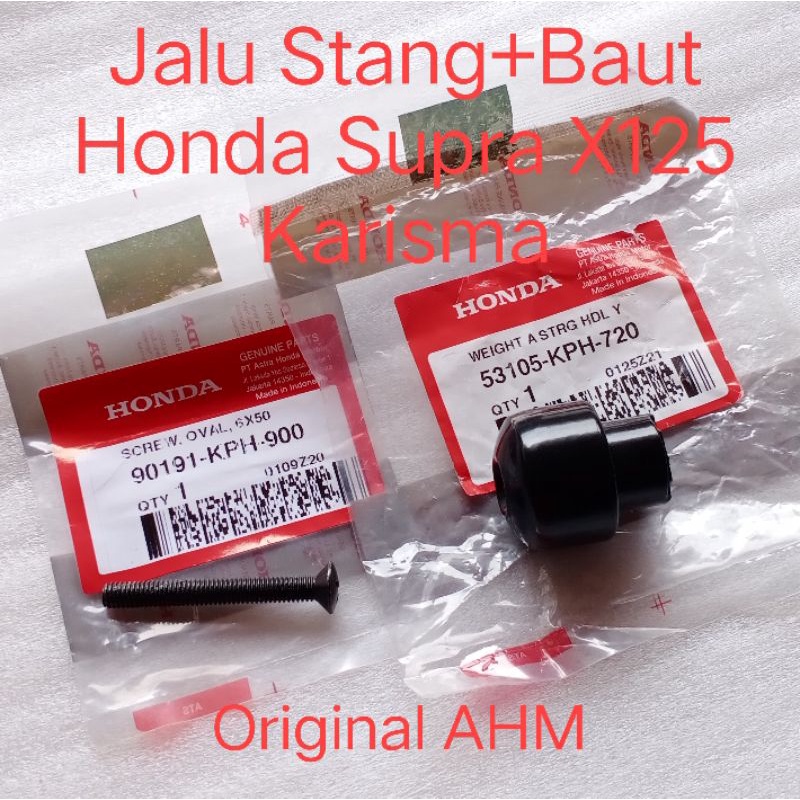 Jalu Stang+Baut Honda Supra X125 Karisma Ori AHM 53105KPH720