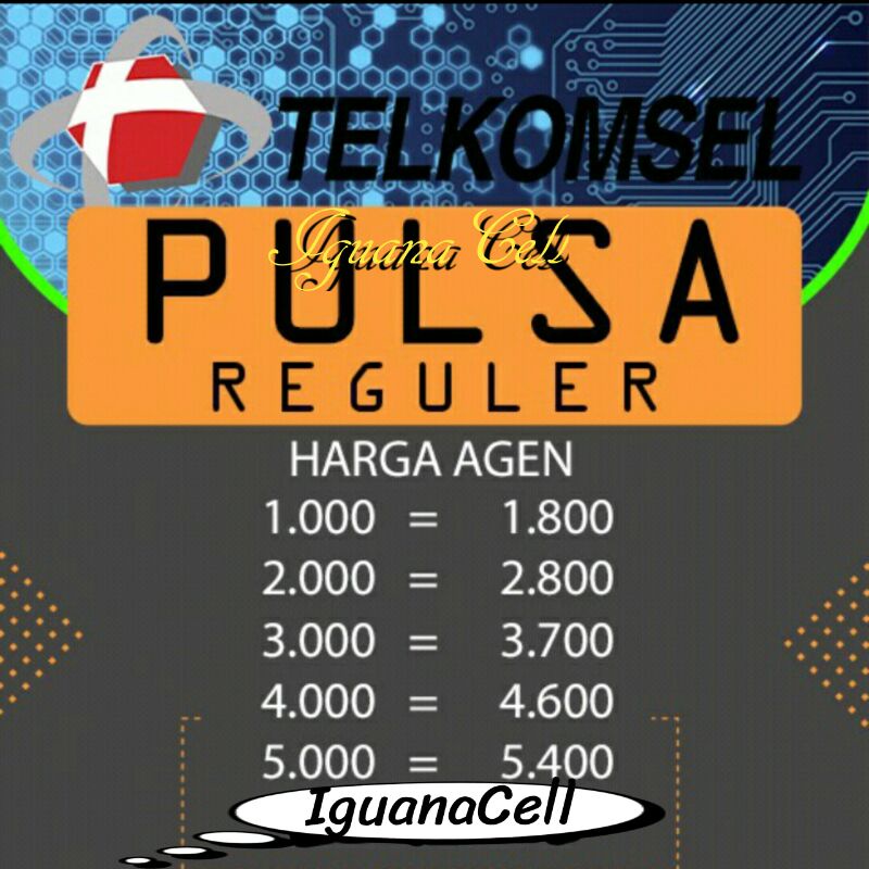 Pulsa Telkomsel, Tri, By.U 1k 2k 3k 4k 5k Proses super cepat