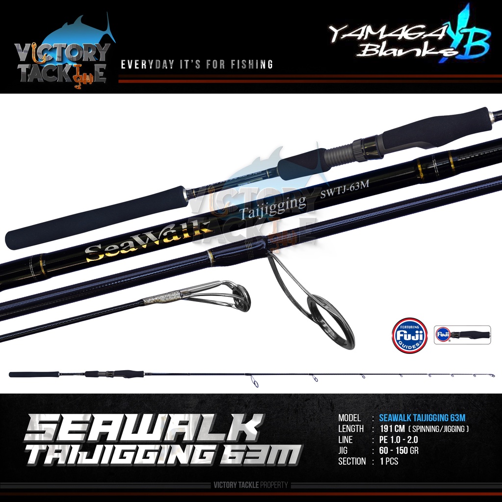 JORAN PANCING ROD  YAMAGA BLANKS SEAWALK TAIJIGGING SWTJ-63M BOAT LIGHT JIGGING