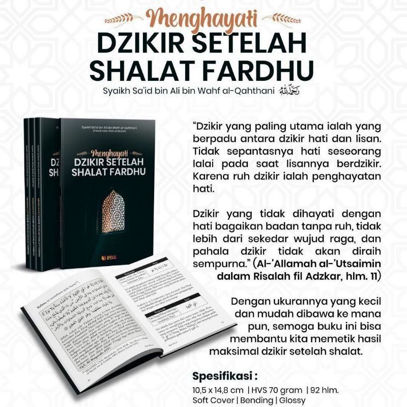 Menghayati Dzikir Setelah Shalat Fardhu