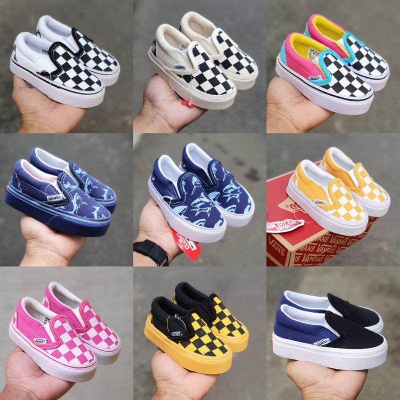 SEPATU ANAK VANS SLIP ON KIDS SIZE 16-35