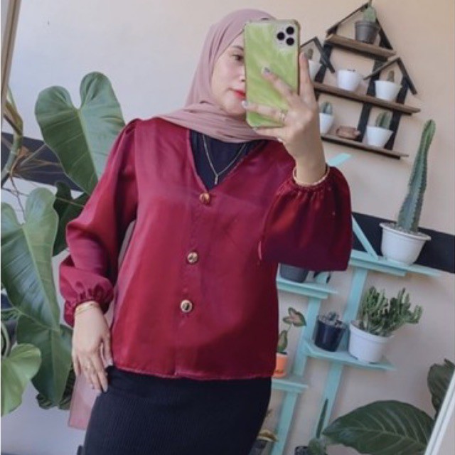 blouse rayya // grosir baju lebaran // blouse kekinian