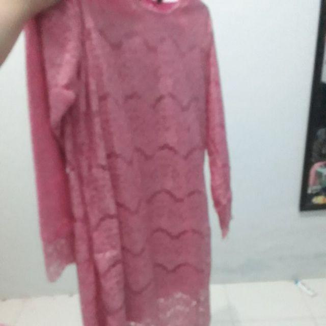 Queen Lace Tunik / Premium Lace Tunik / Lovita Tunik (motif Batik Bawahan Berbeda2)