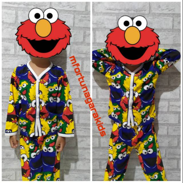 BAJU TIDUR ANAK COWOK PIYAMA ANAK BAJU SETELAN ANAK COWOK SIZE 1-4 TAHUN