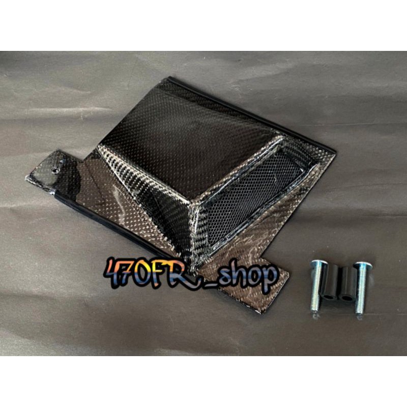 cover radiator karbon kevlar dan karbon forged yamaha nmax , aerox dan lexy