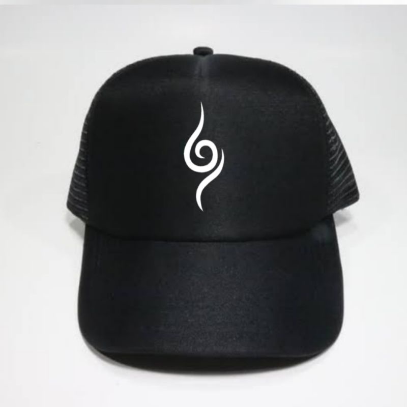 Topi trucker jaring logo anbu konoha Topi Naruto anbu murah topi trucker anime naruto anbu hokage